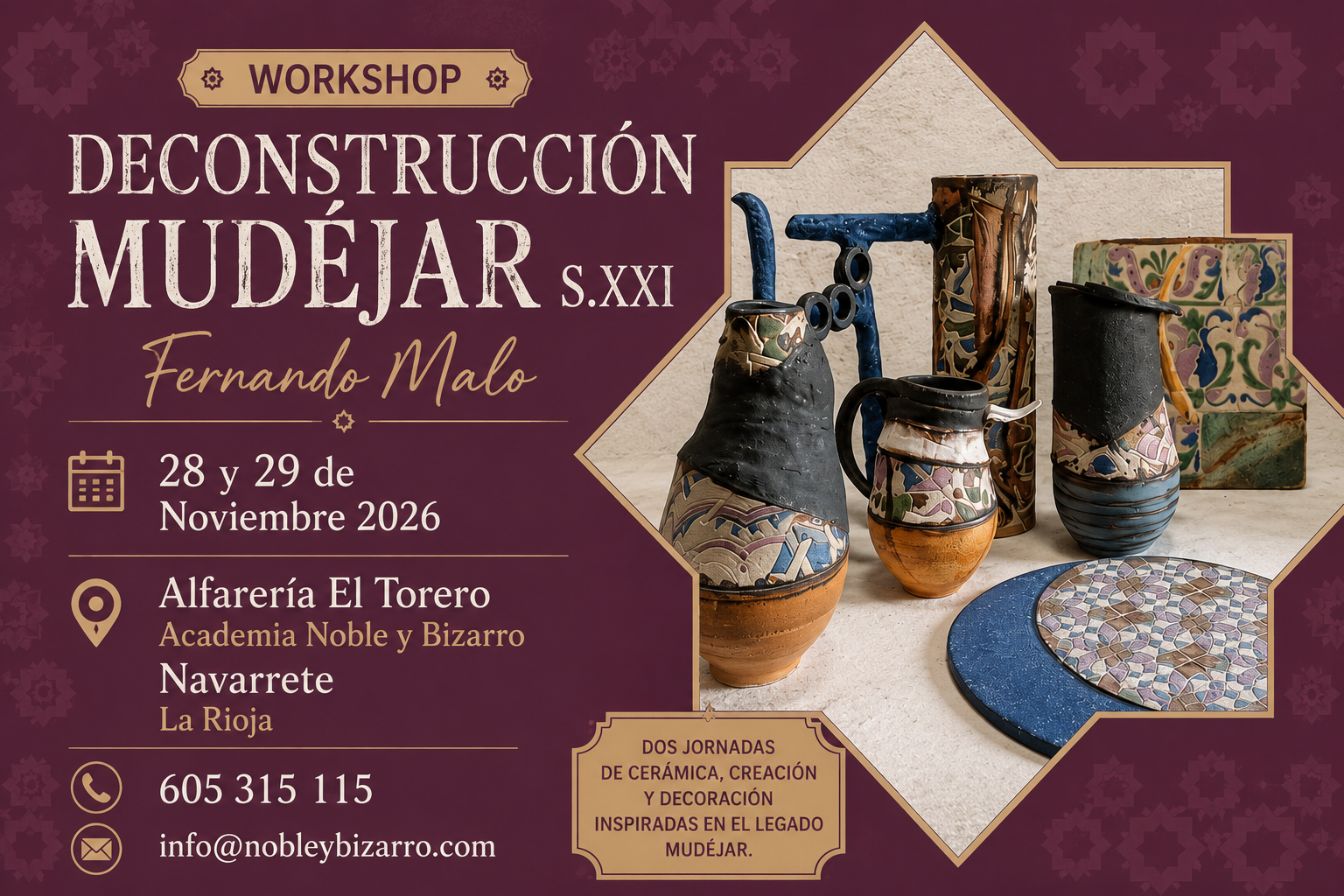 WORKSHOP DECONSTRUCCIÓN MUDÉJAR S.XXI. Fernando Malo 